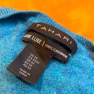 Tahari Cashmere Sweater in a BEAUTIFUL blue.